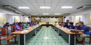 เทศบาลตำบลเด่นชัย ร่วมประชุมพิจารณาออกแบบผังพัฒนาพื้นที่โดยรอบสถานีรถไฟเด่นชัย อำเภอเด่นชัย จังหวัดแพร่