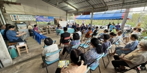 ศูนย์ประสานงานการเลือกตั้งประจำเทศบาลตำบลเด่นชัย ออกหน่วยประชาสัมพันธ์เคลื่อนที่การเลือกตั้งสมาชิกสภาเทศบาลตำบลเด่นชัยและนายกเทศมนตรีตำบลเด่นชัย