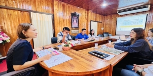 เทศบาลตำบลเด่นชัย ร่วมหารือกับบริษัทที่ปรึกษาโครงการศึกษา ออกแบบผังพัฒนาพื้นที่โดยรอบสถานีรถไฟเด่นชัย และเสนอร่างขอบเขตผังพื้นที่
