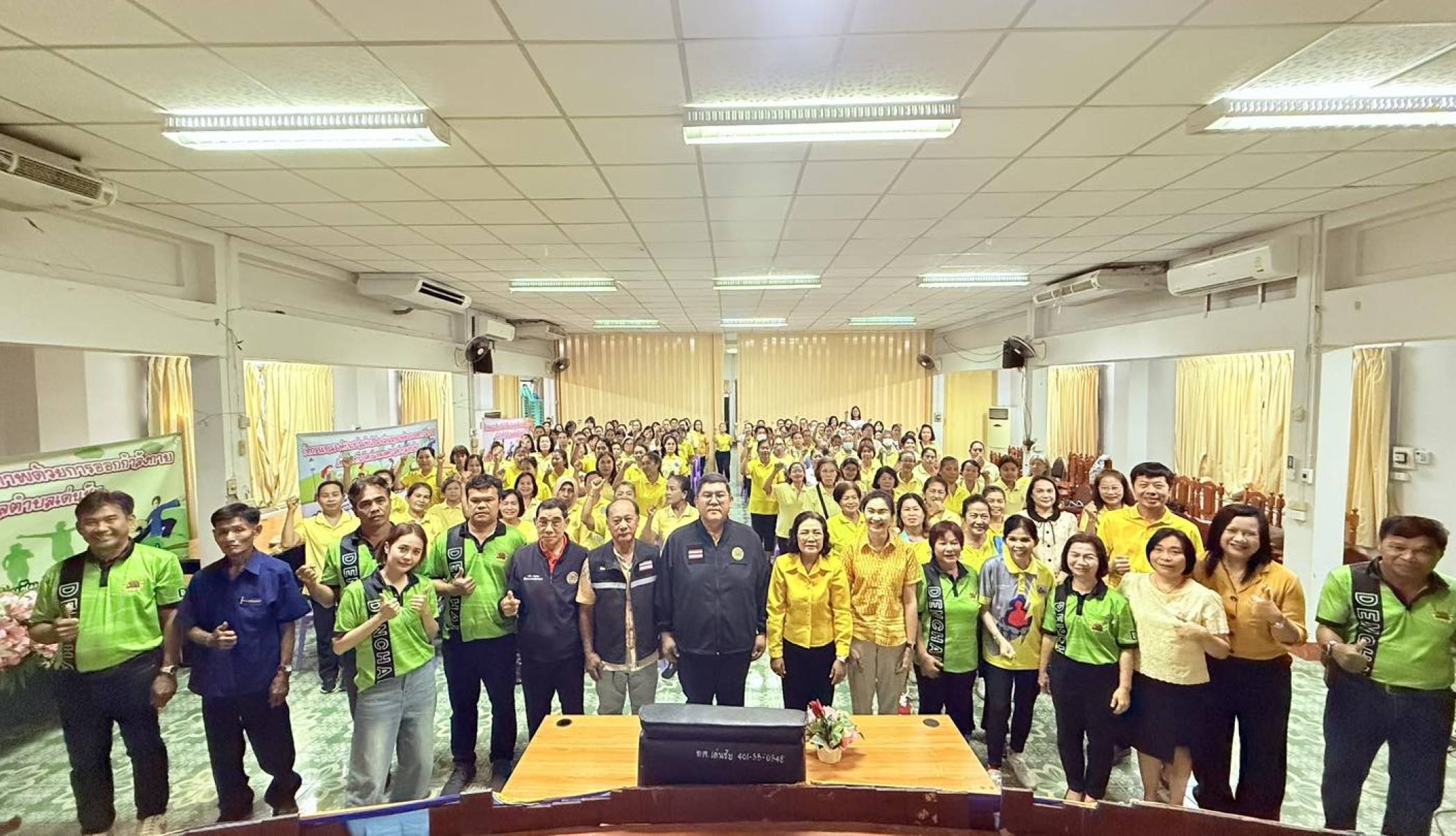เทศบาลตำบลเด่นชัย เปิดกิจกรรมโครงการพัฒนาศักยภาพแกนนำสุขภาพชุมชนในเขตเทศบาลตำบลเด่นชัย