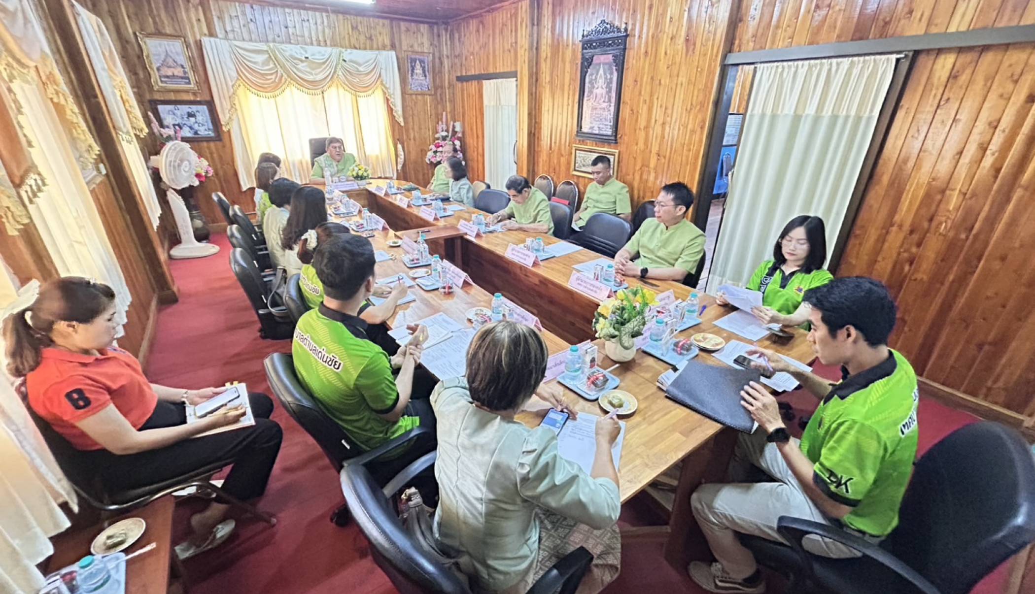 เทศบาลตำบลเด่นชัย ประชุมหัวหน้าส่วนราชการของเทศบาลตําบลเด่นชัย ครั้งที่ ๘/๒๕๖๘ ประจำเดือน กันยายน ๒๕๖๘